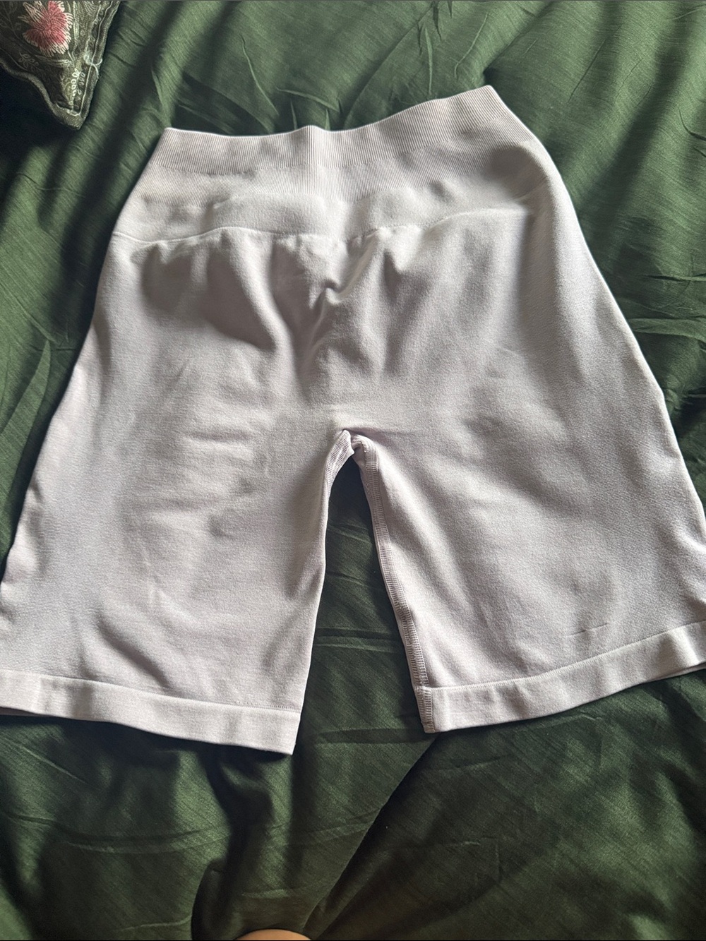 Alphalete Light Lavender High-Rise Bike Shorts